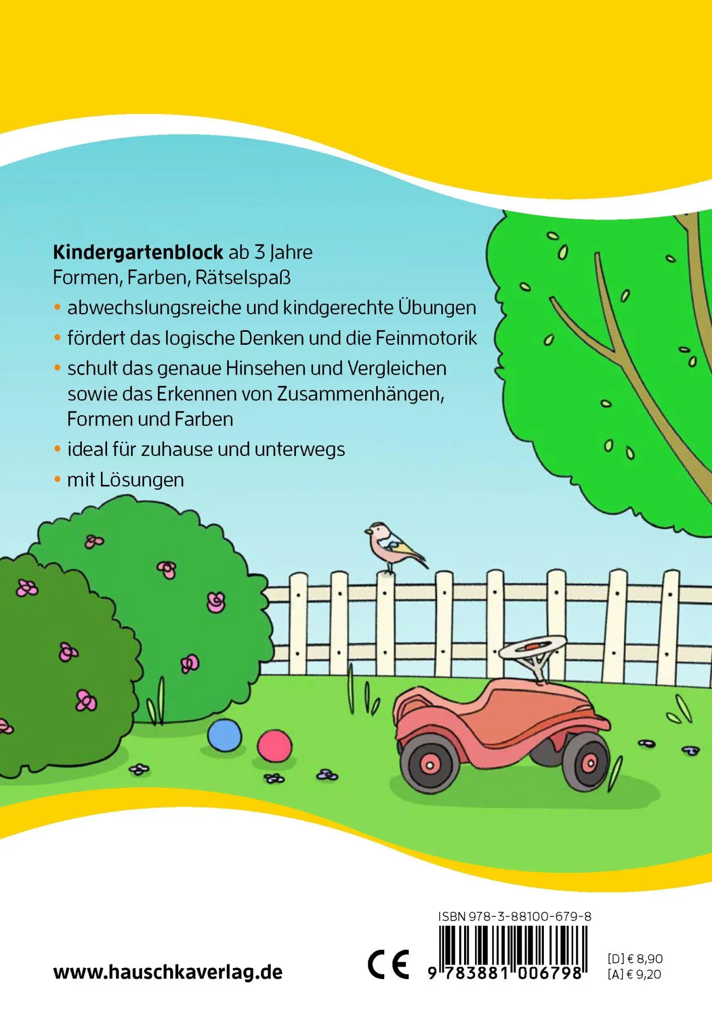 Bild: 9783881006798 | Kindergartenblock ab 3 Jahre - Formen, Farben, Rätselspaß | Maier