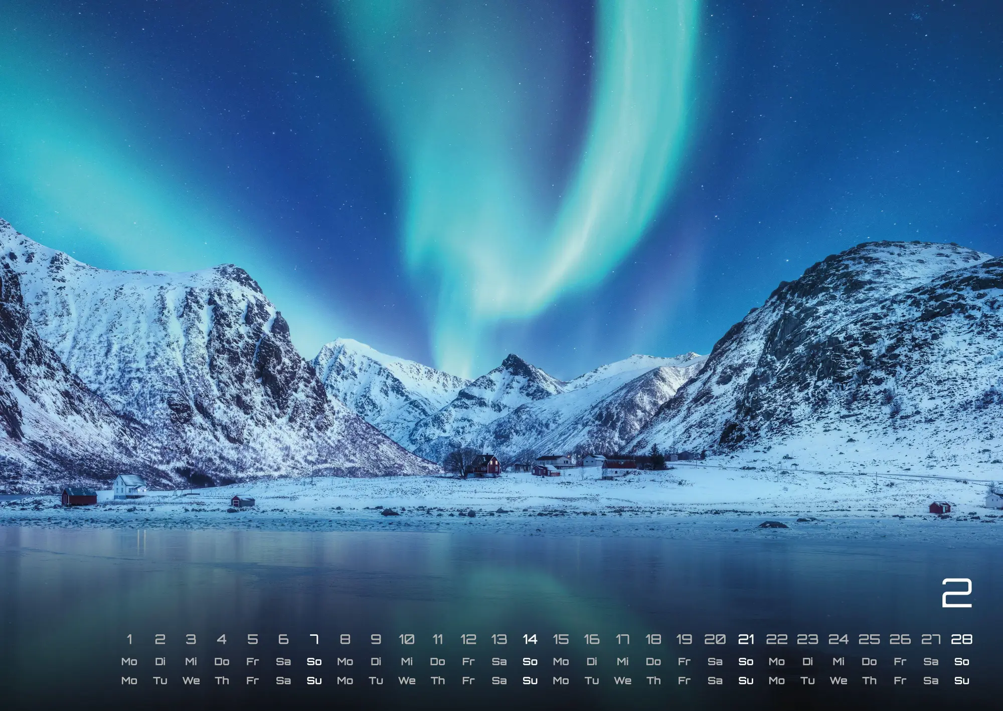 Bild: 9783986736798 | Polarlichter - grandiose Naturschauspiele - 2027 - Kalender DIN A2