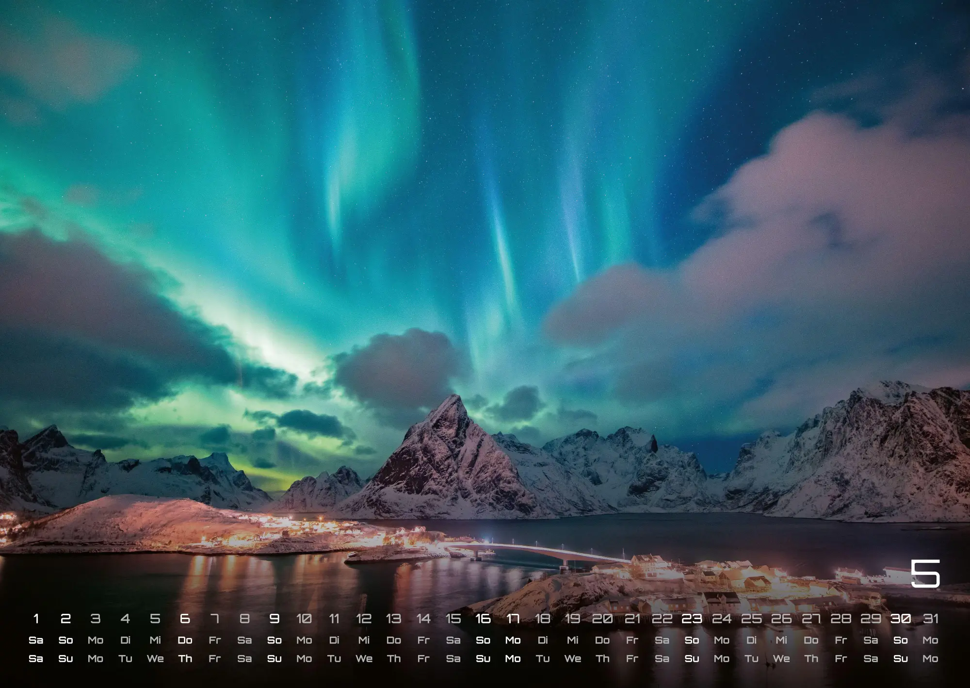 Bild: 9783986736798 | Polarlichter - grandiose Naturschauspiele - 2027 - Kalender DIN A2