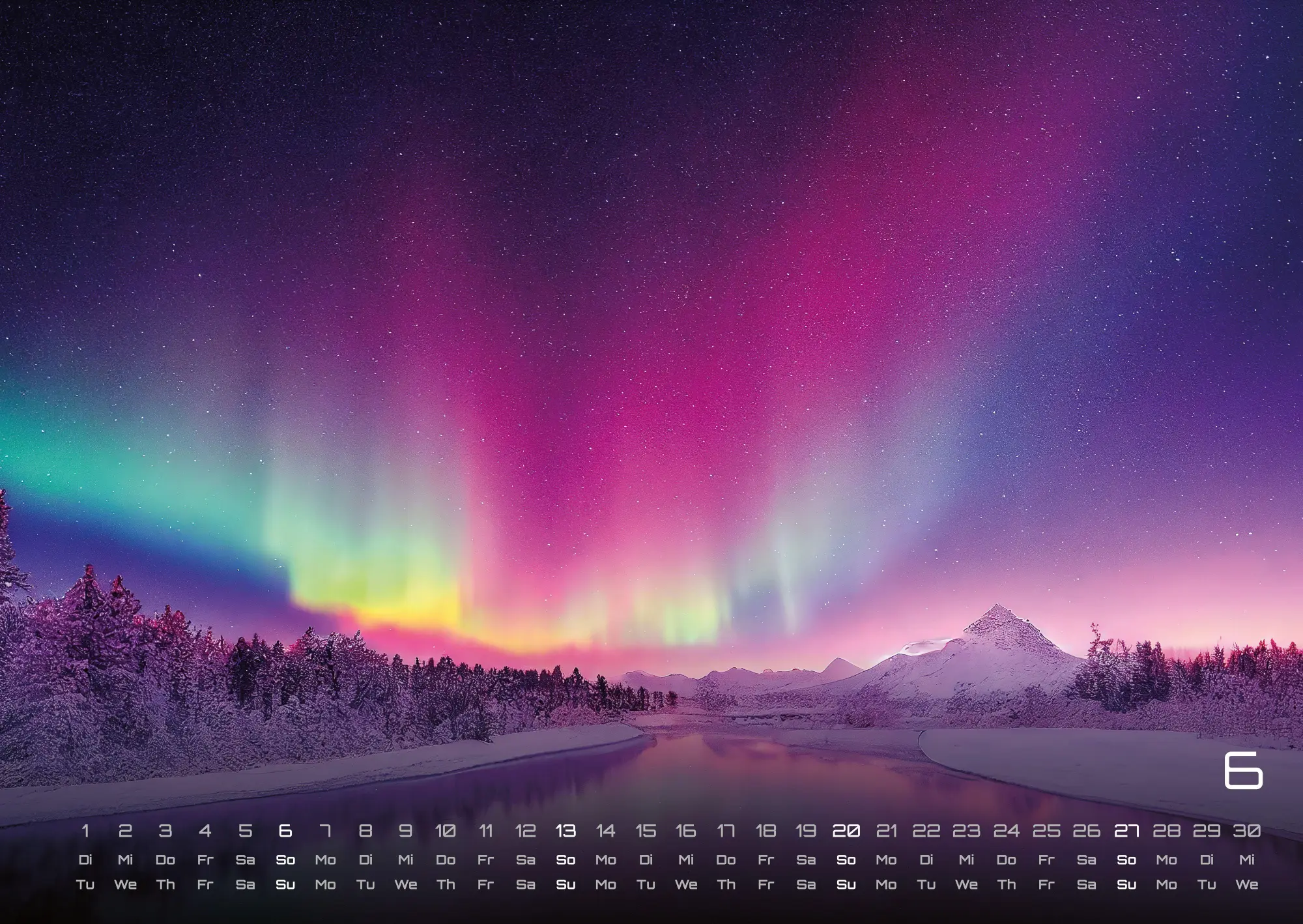 Bild: 9783986736798 | Polarlichter - grandiose Naturschauspiele - 2027 - Kalender DIN A2