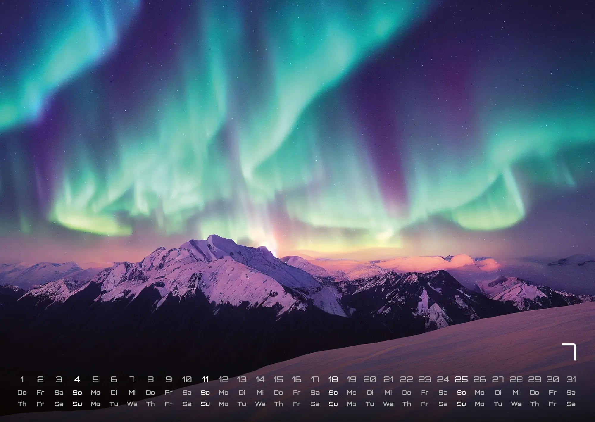 Bild: 9783986736798 | Polarlichter - grandiose Naturschauspiele - 2027 - Kalender DIN A2