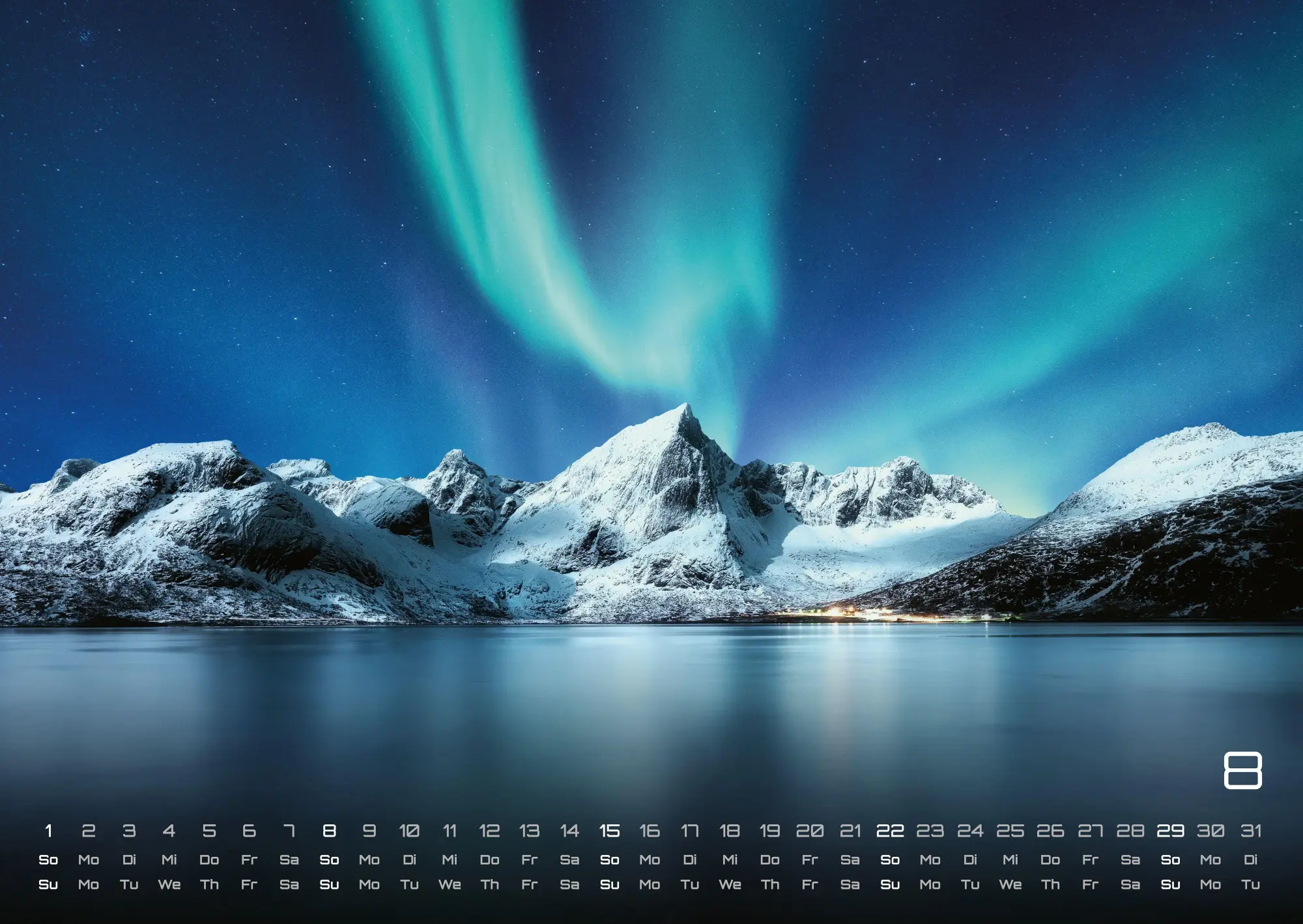 Bild: 9783986736798 | Polarlichter - grandiose Naturschauspiele - 2027 - Kalender DIN A2