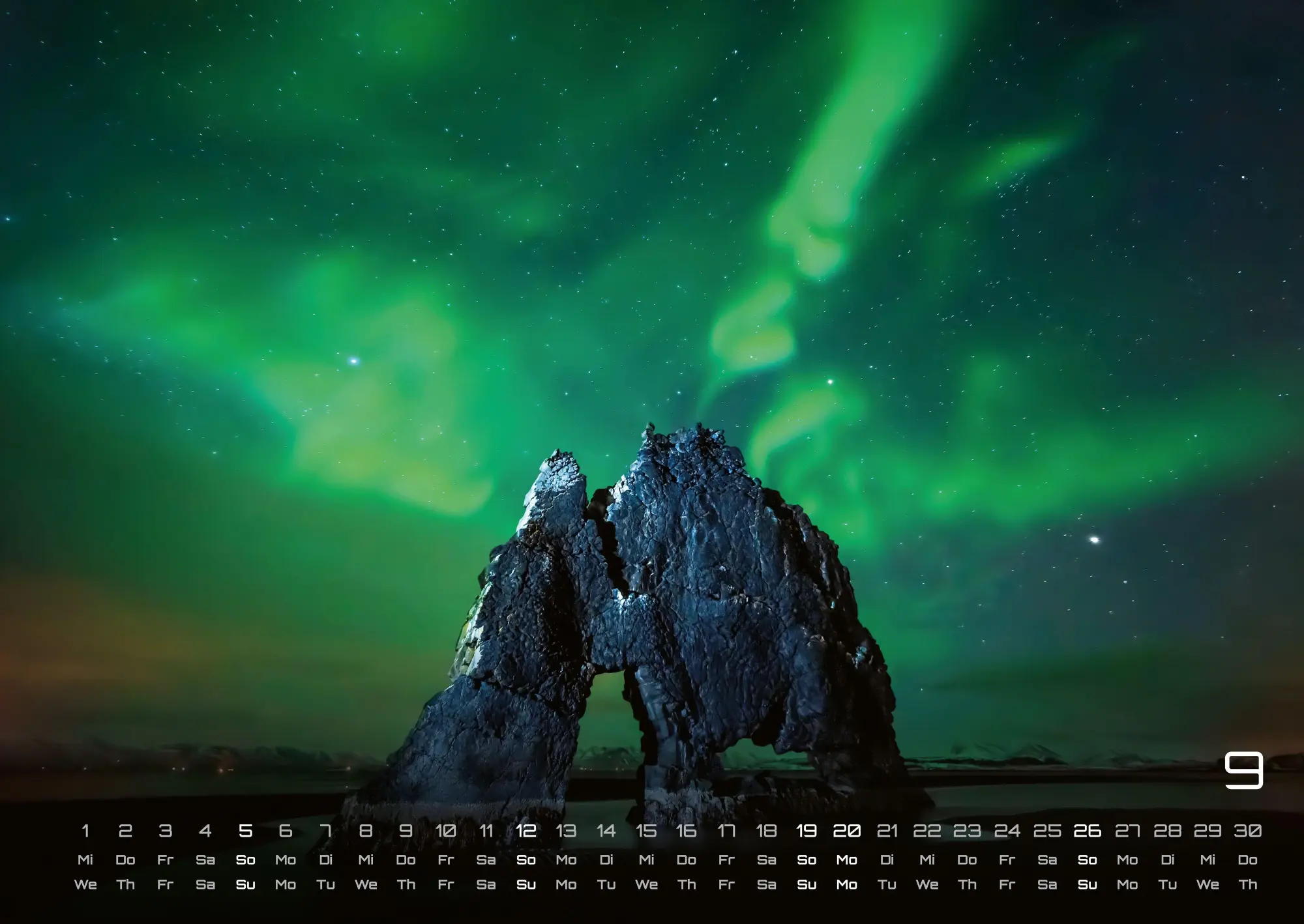 Bild: 9783986736798 | Polarlichter - grandiose Naturschauspiele - 2027 - Kalender DIN A2