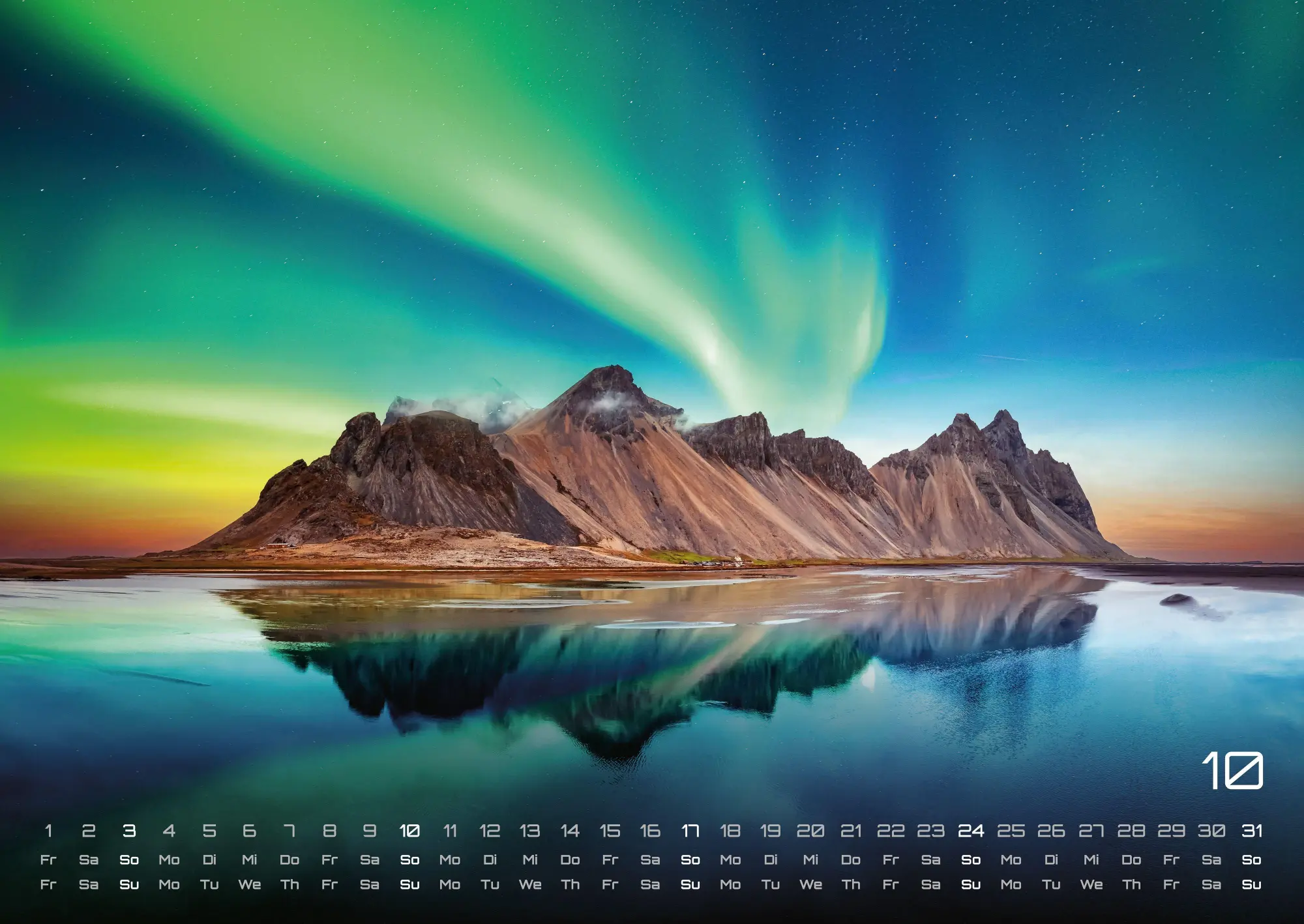 Bild: 9783986736798 | Polarlichter - grandiose Naturschauspiele - 2027 - Kalender DIN A2