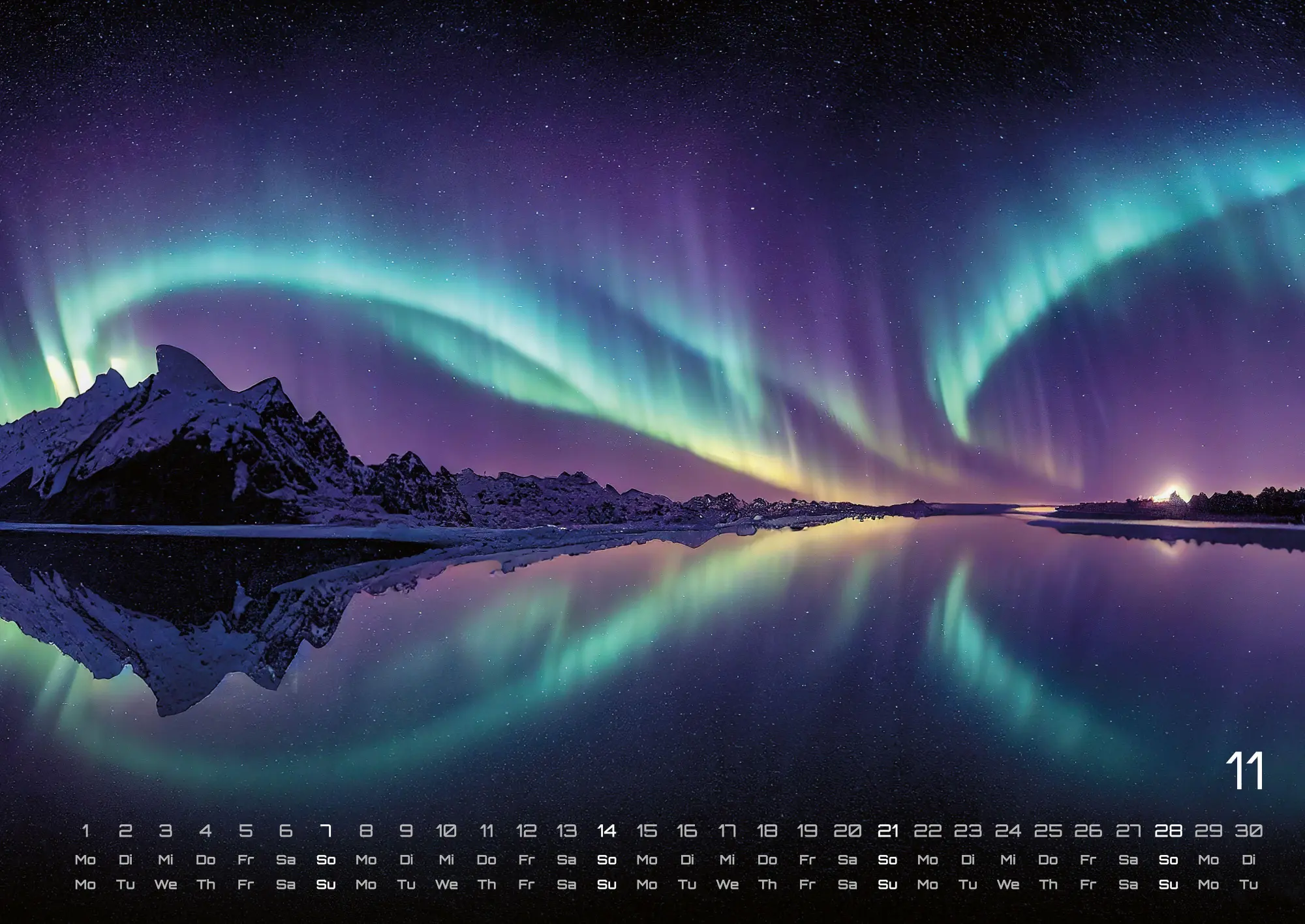 Bild: 9783986736798 | Polarlichter - grandiose Naturschauspiele - 2027 - Kalender DIN A2