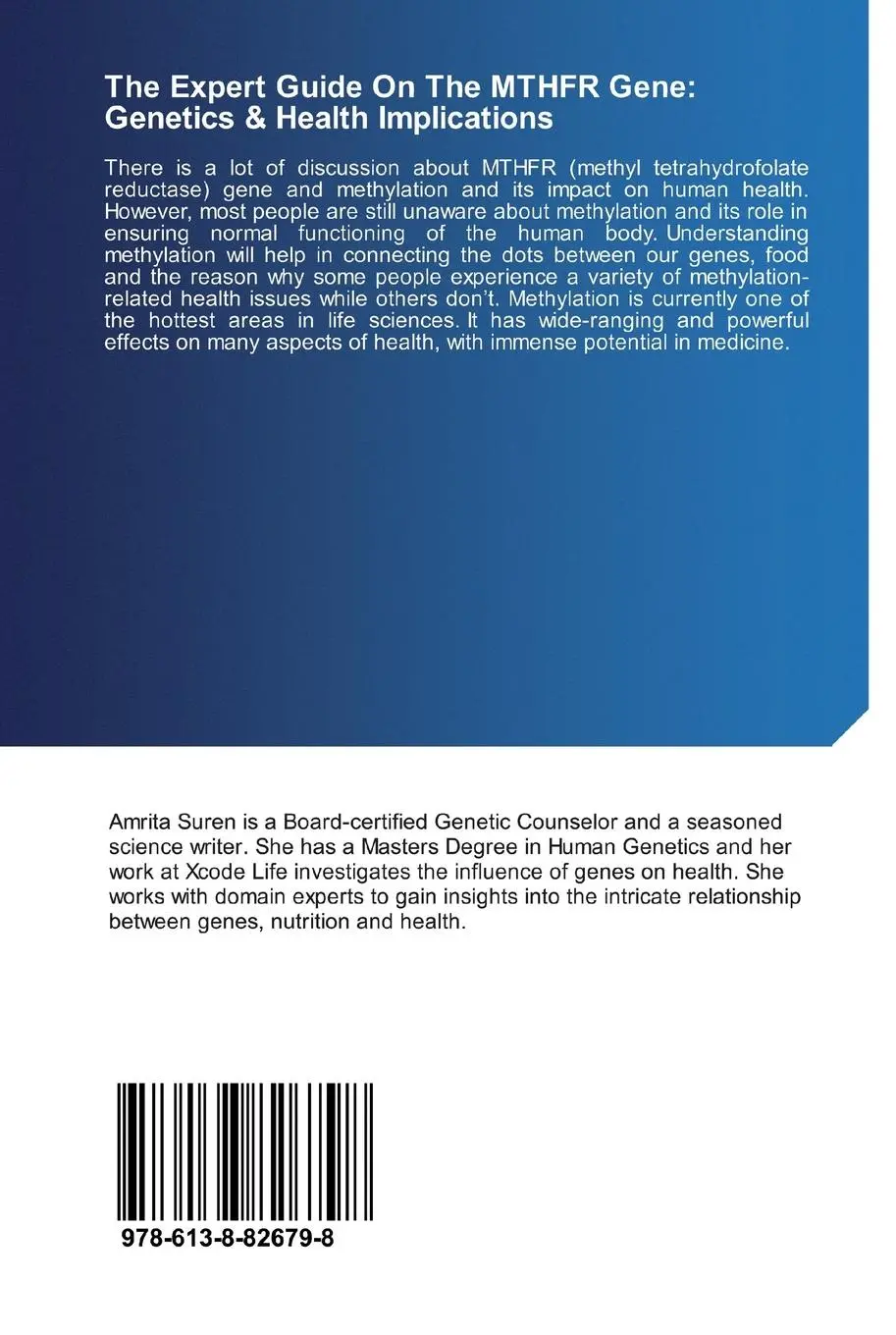 Rückseite: 9786138826798 | The Expert Guide On The MTHFR Gene: Genetics &amp; Health Implications