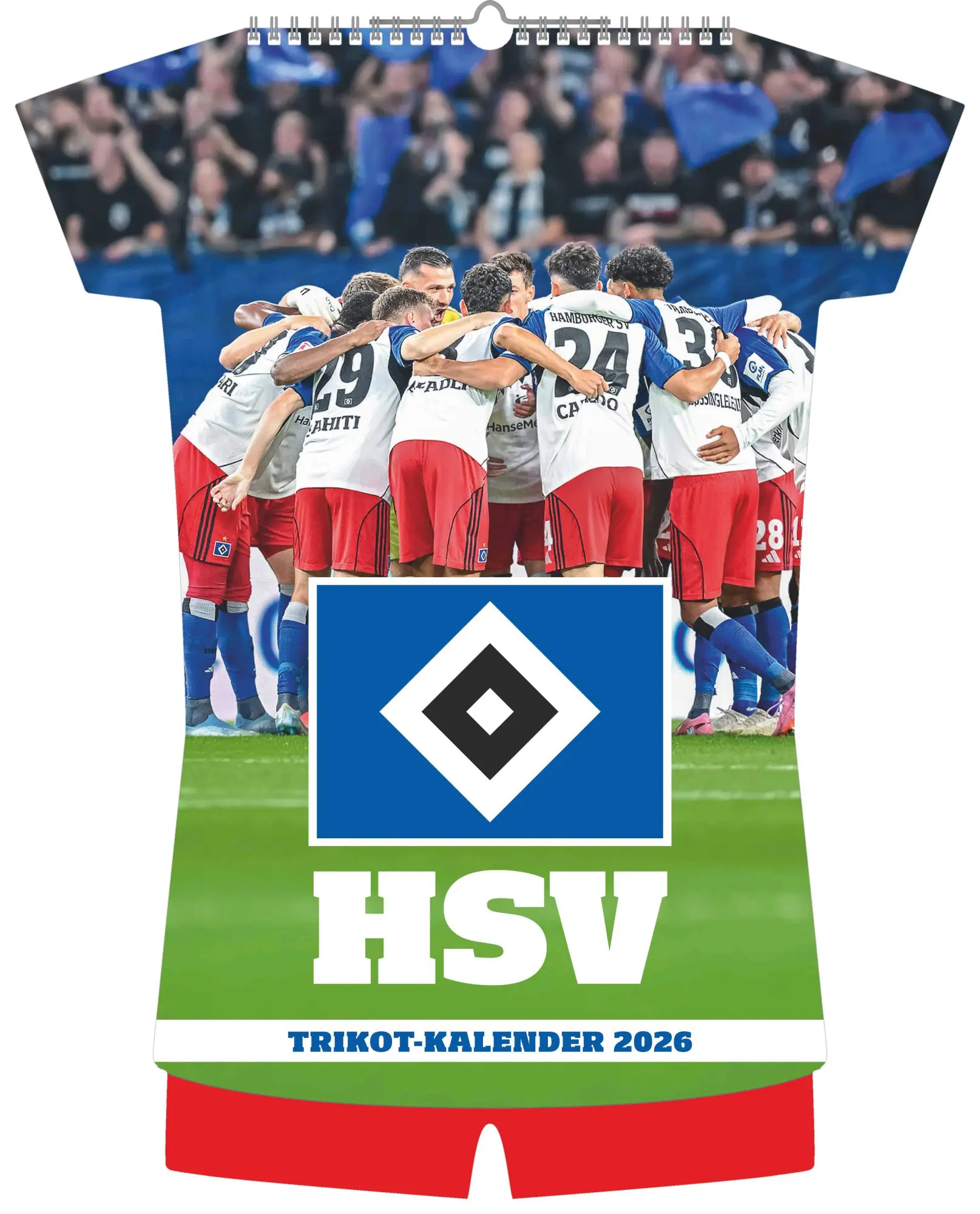 Cover: 4069095006898 | Hamburger SV 2026 - Trikotkalender - Fußball-Kalender -...