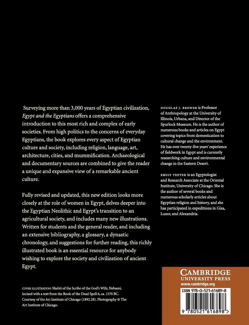Rückseite: 9780521616898 | Egypt and the Egyptians | Douglas J. Brewer (u. a.) | Taschenbuch