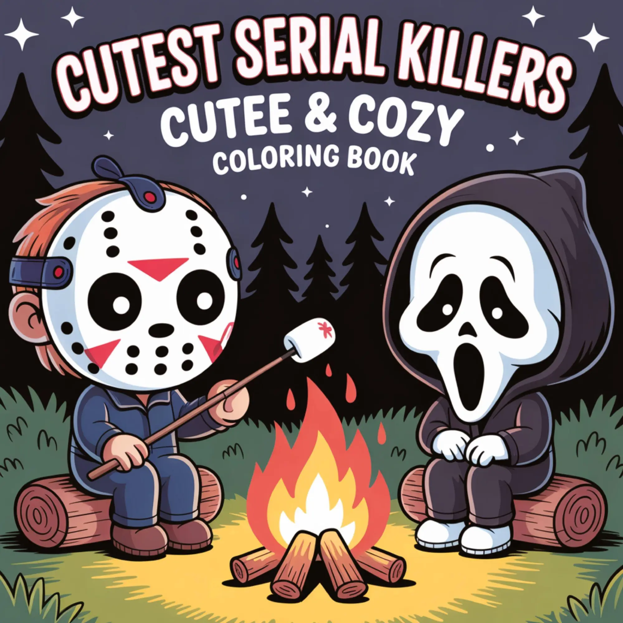 Cover: 9783384706898 | Halloween Cutest Serial Killers Malbuch für Erwachsene | Joe Hammoud