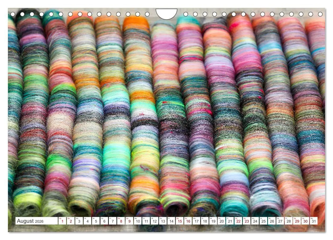 Bild: 9783457376898 | Süchtig nach Wolle - Kalender für spinnende Woll-Oholiker...