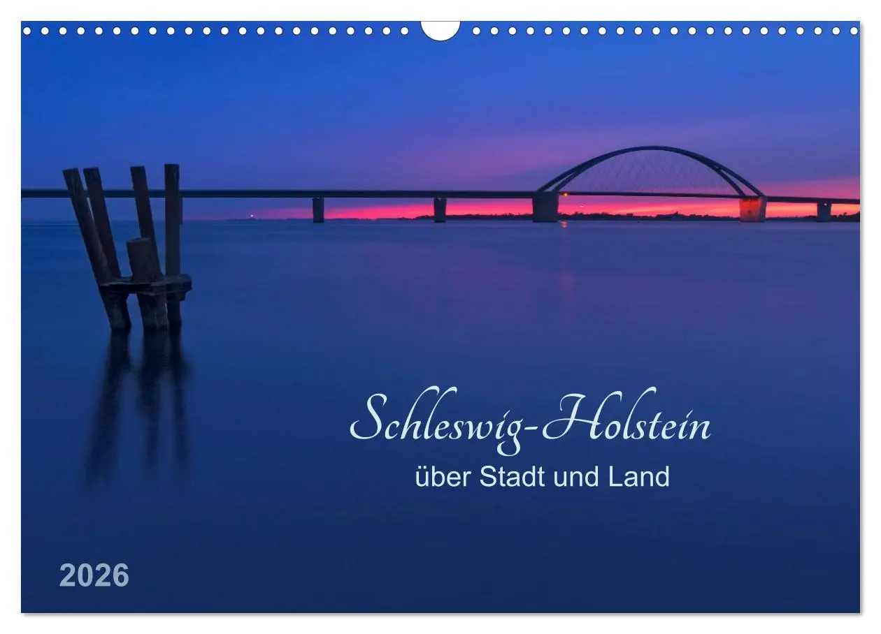 Cover: 9783457826898 | Schleswig-Holstein - über Stadt und Land (Wandkalender 2026 DIN A3...