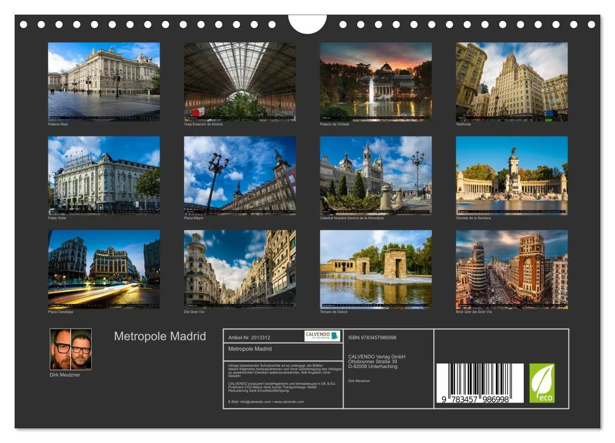 Bild: 9783457986998 | Metropole Madrid (Wandkalender 2026 DIN A4 quer), CALVENDO...