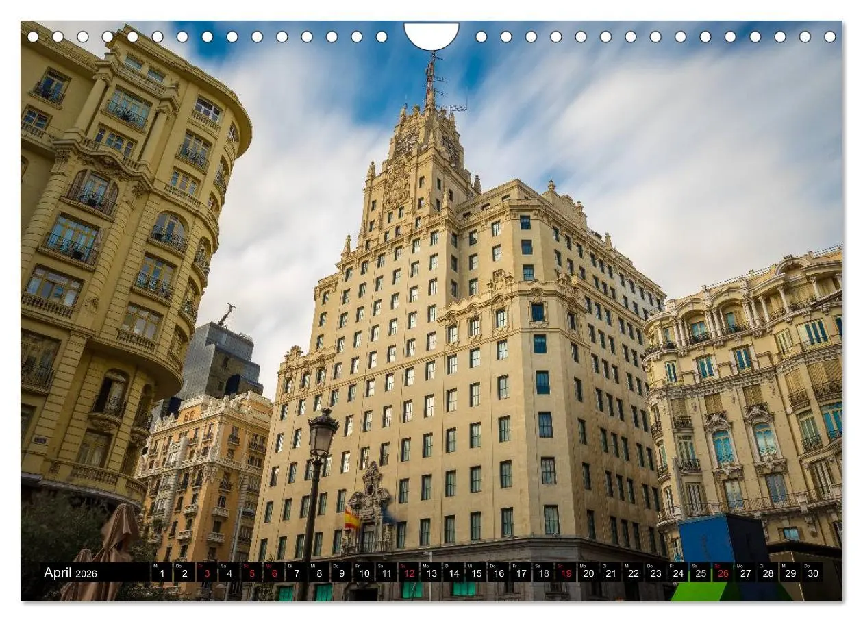 Bild: 9783457986998 | Metropole Madrid (Wandkalender 2026 DIN A4 quer), CALVENDO...