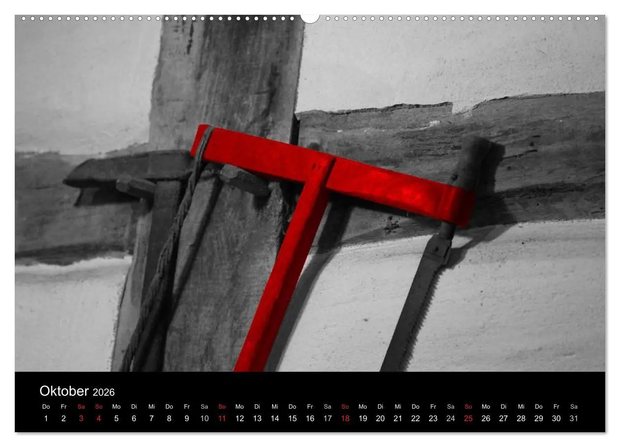 Bild: 9783516216998 | Blickfang in Rot (Wandkalender 2026 DIN A2 quer), CALVENDO...
