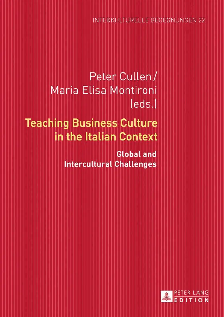 Cover: 9783631676998 | Teaching Business Culture in the Italian Context | Montironi (u. a.)