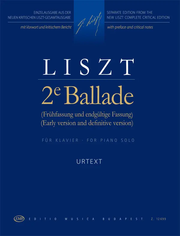 Cover: 9790080126998 | 2e Ballade | Franz Liszt | EMB Liszt Works | Buch | 1984