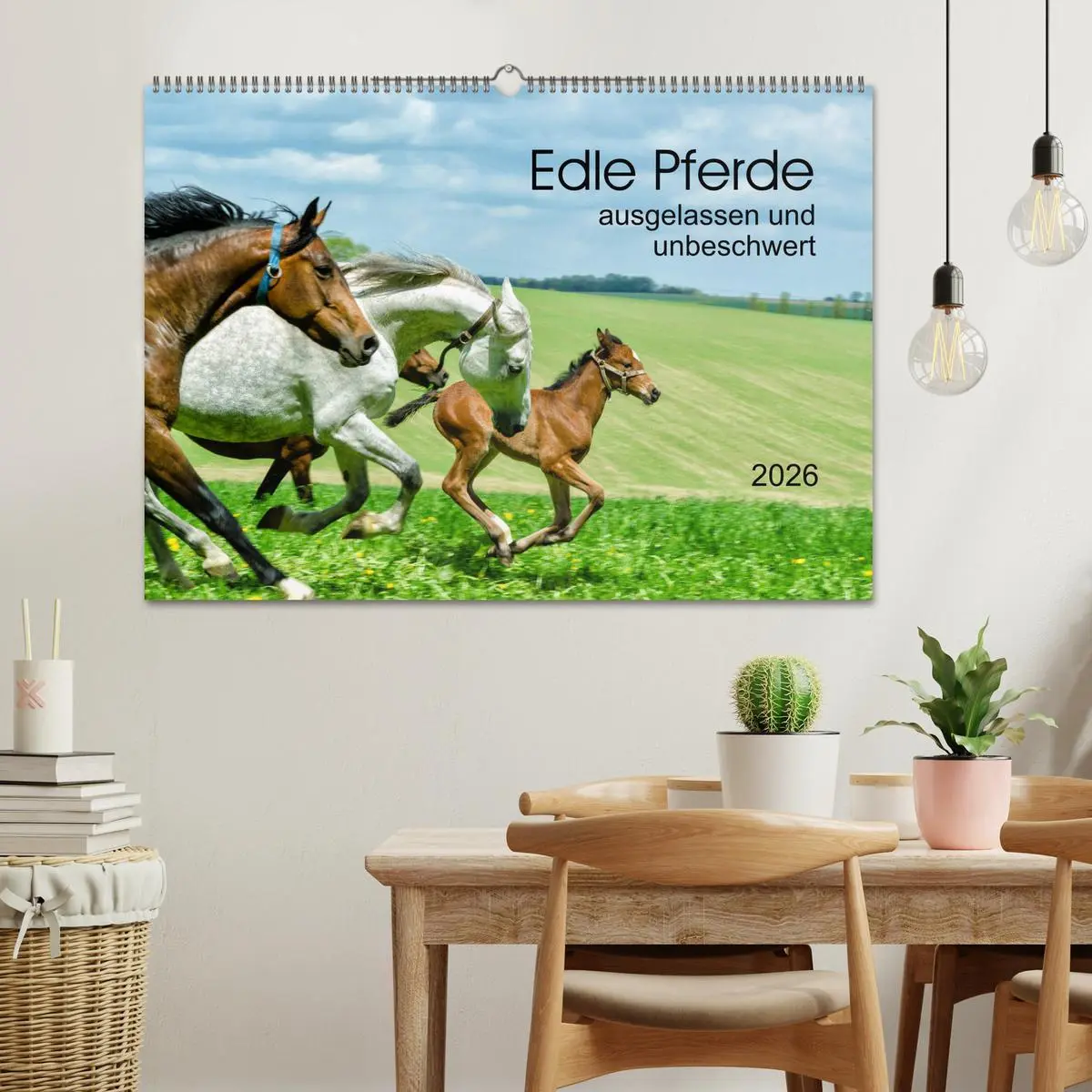 Bild: 9783457707098 | Edle Pferde - ausgelassen und unbeschwert (Wandkalender 2026 DIN A2...