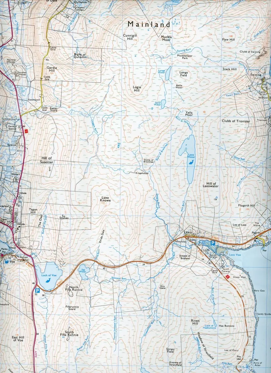 Bild: 9780319247198 | Shetland - Mainland North East | Ordnance Survey | (Land-)Karte | 2015