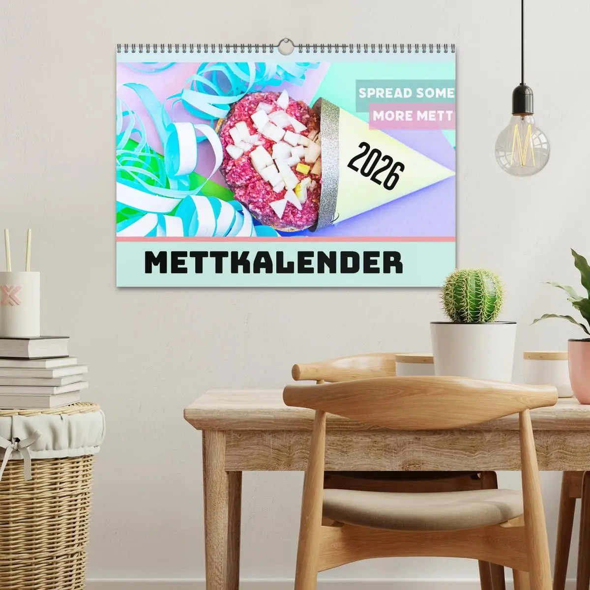 Bild: 9783457627198 | Mettkalender - Spread some more Mett (Wandkalender 2026 DIN A3...