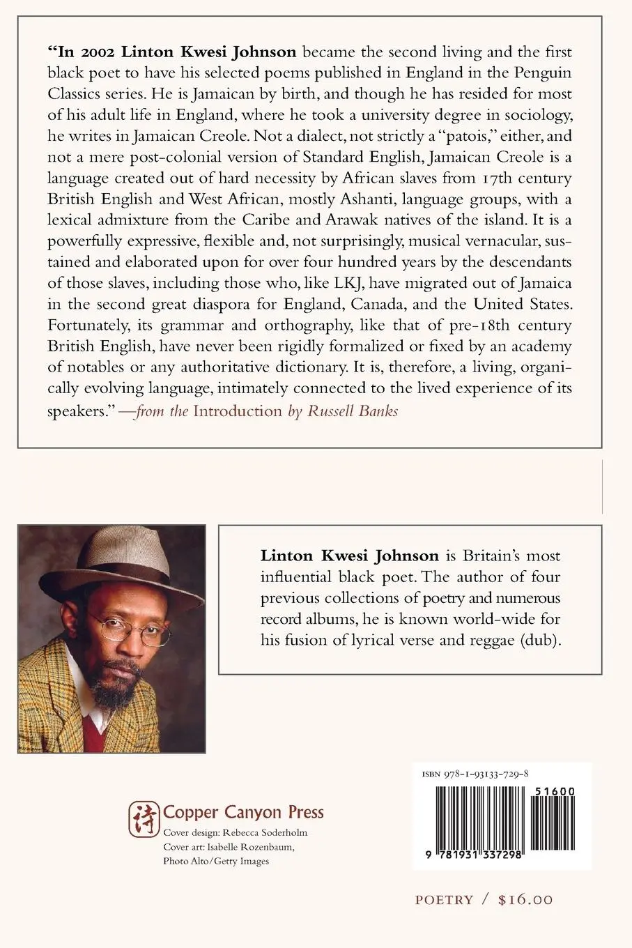 Rückseite: 9781931337298 | Mi Revalueshanary Fren | Linton Kwesi Johnson | Taschenbuch | Englisch