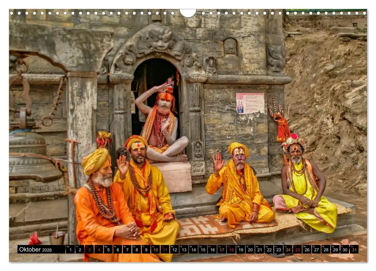 Bild: 9783516017298 | Nepal - das Dach der Welt (Wandkalender 2026 DIN A3 quer), CALVENDO...