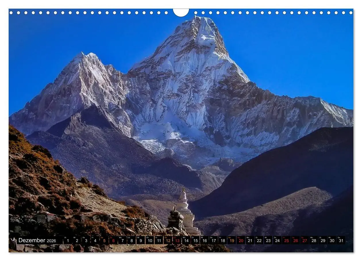 Bild: 9783516017298 | Nepal - das Dach der Welt (Wandkalender 2026 DIN A3 quer), CALVENDO...