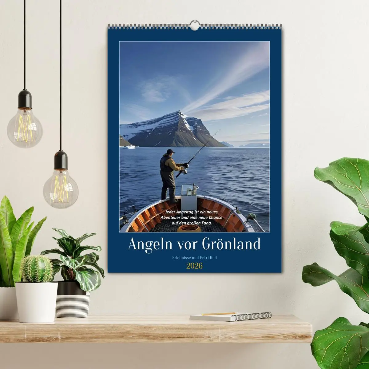 Bild: 9783516637298 | Angeln vor Grönland (Wandkalender 2026 DIN A2 hoch), CALVENDO...