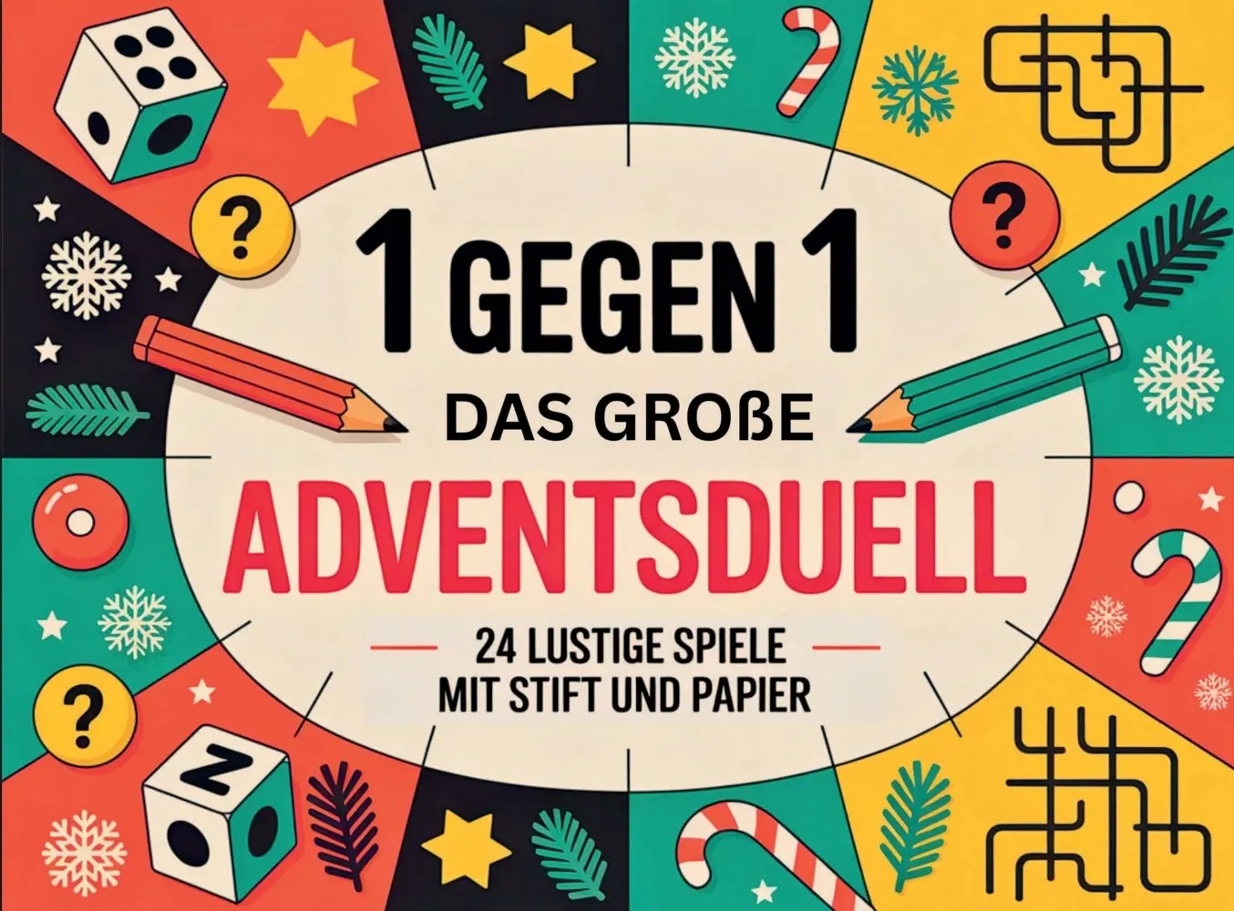 Cover: 9783903727298 | 1 gegen 1 - Das große Adventsduell für Zwei: | BASTELHELDEN | Buch