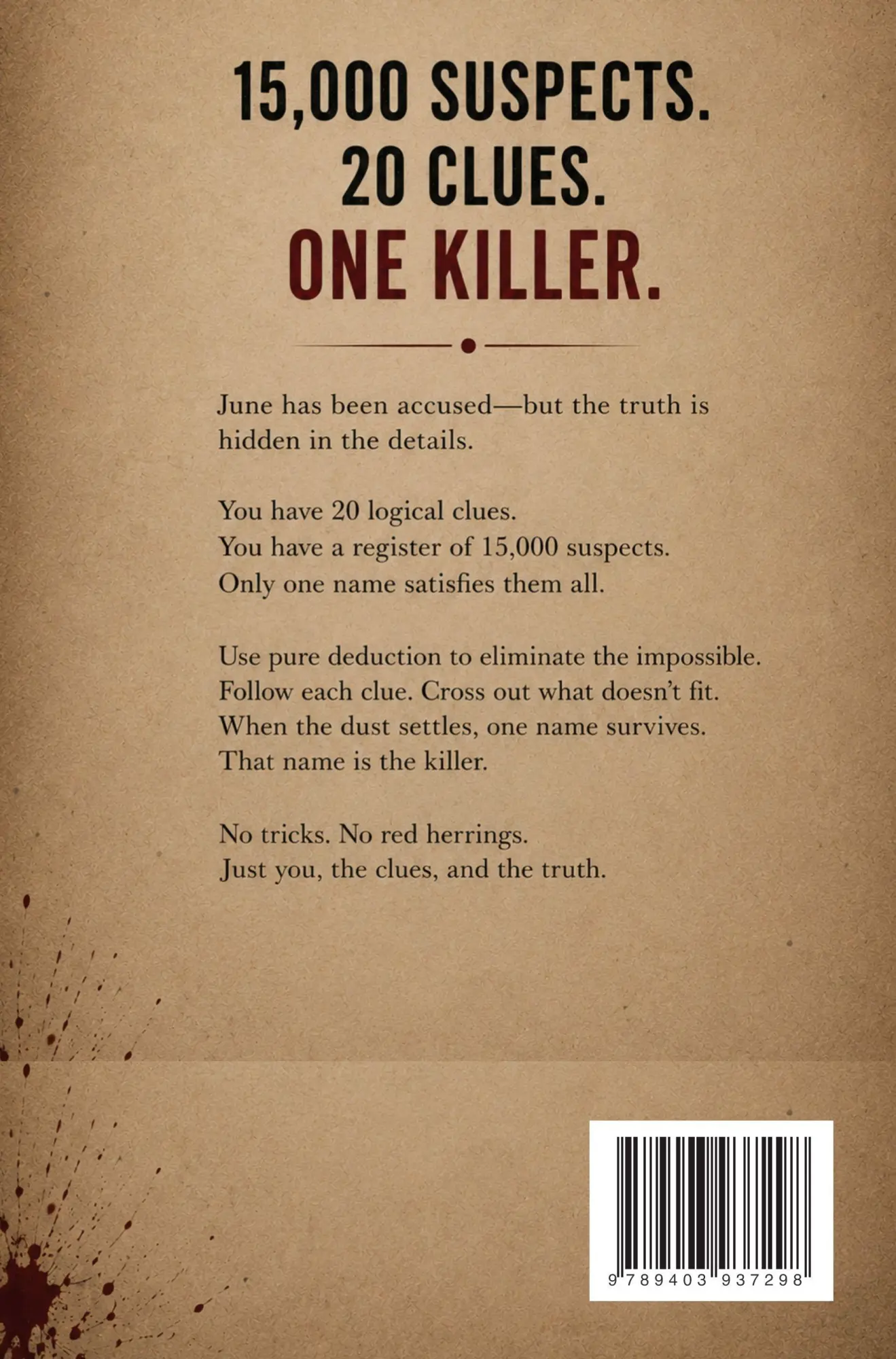 Rückseite: 9789403937298 | The Killer Isn't June | Charles June | Taschenbuch | Englisch | 2026