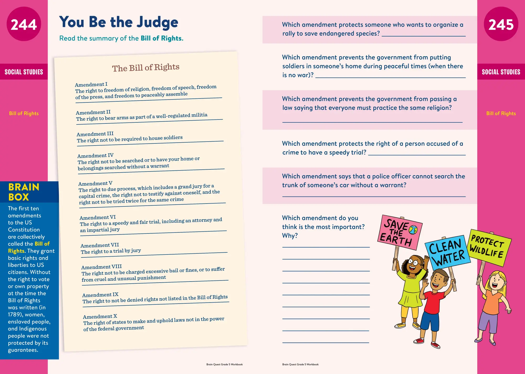 Bild: 9781523517398 | Brain Quest Workbook: 5th Grade Revised Edition | Workman Publishing