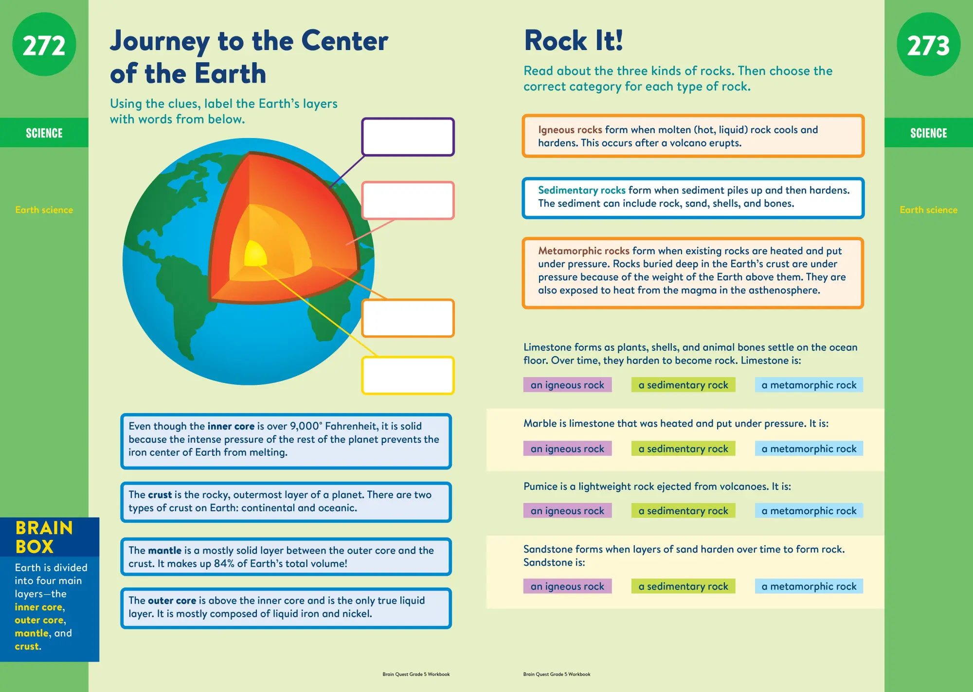 Bild: 9781523517398 | Brain Quest Workbook: 5th Grade Revised Edition | Workman Publishing