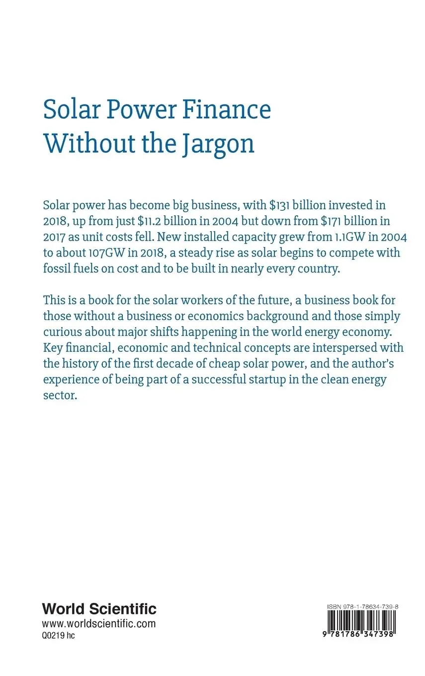 Rückseite: 9781786347398 | Solar Power Finance Without the Jargon | Jenny Chase | Buch | Englisch
