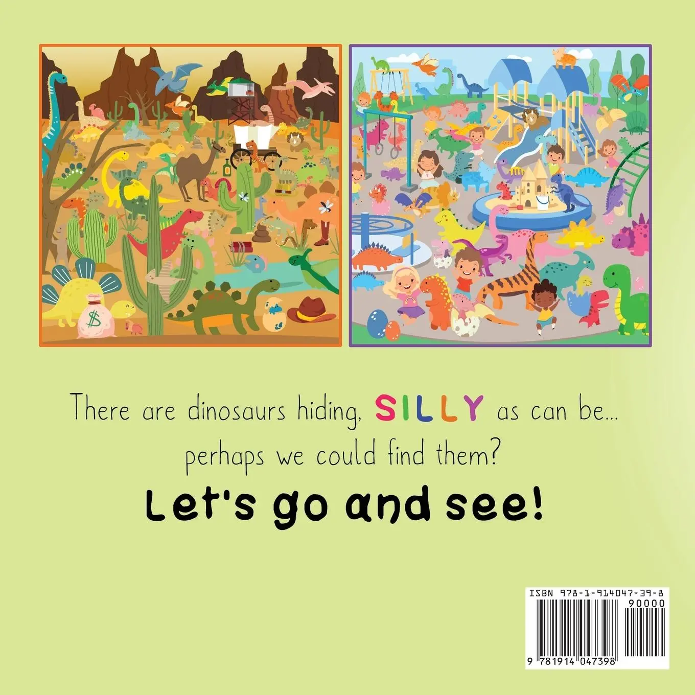 Rückseite: 9781914047398 | Find the Silly Dinosaurs | Webber Books | Taschenbuch | Englisch