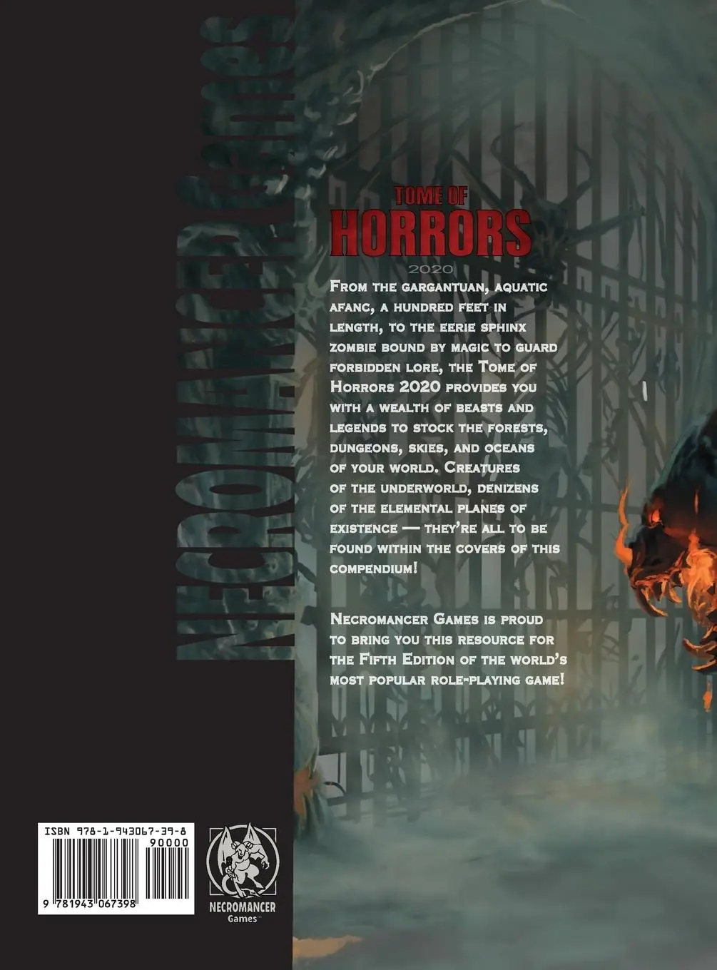 Rückseite: 9781943067398 | Tome of Horrors 2020 | Necromancer Games | Buch | Englisch | 2021