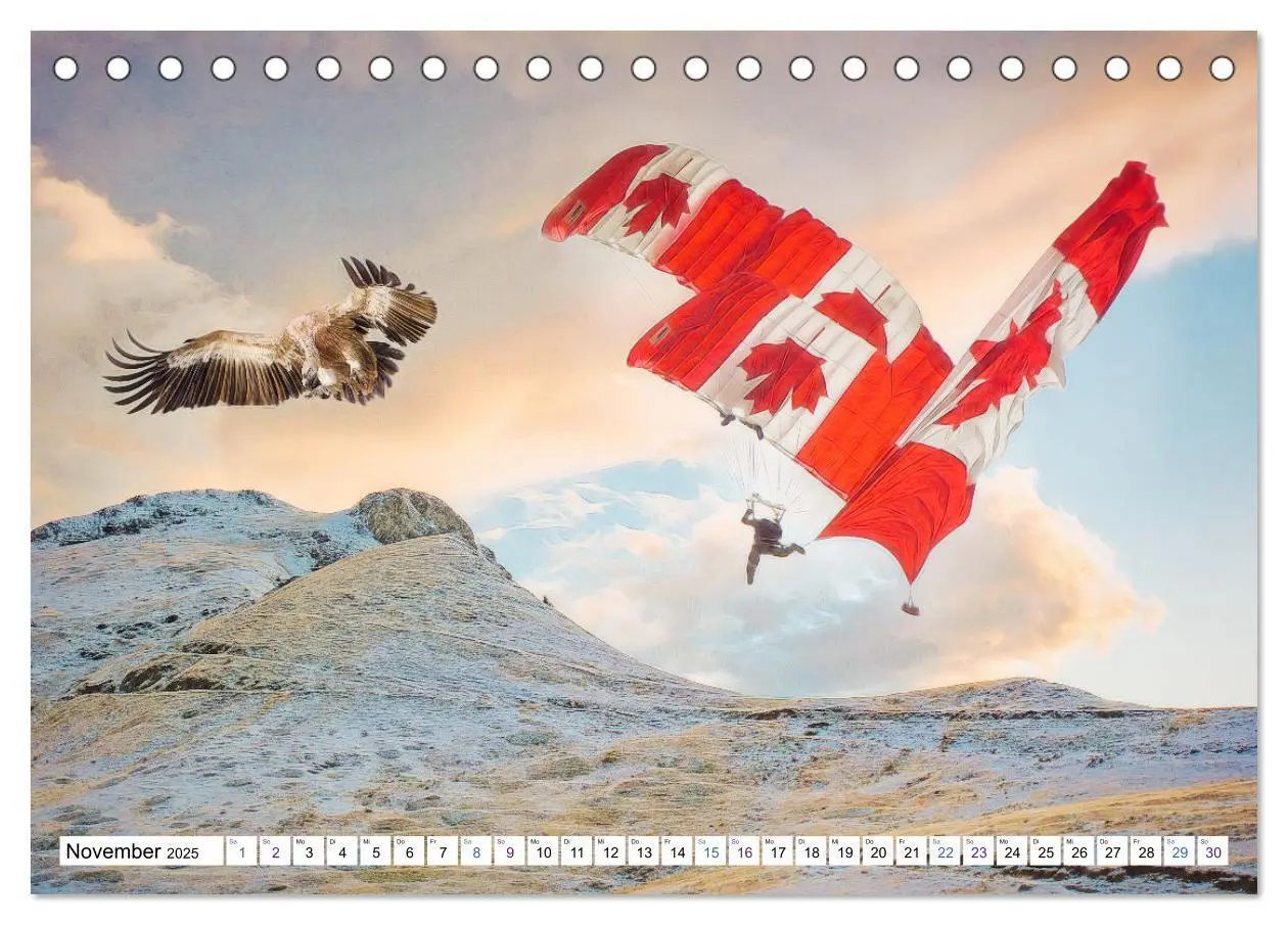 Bild: 9783435067398 | Fliegen, Fliegen - humorvolle Montagen (Tischkalender 2025 DIN A5...