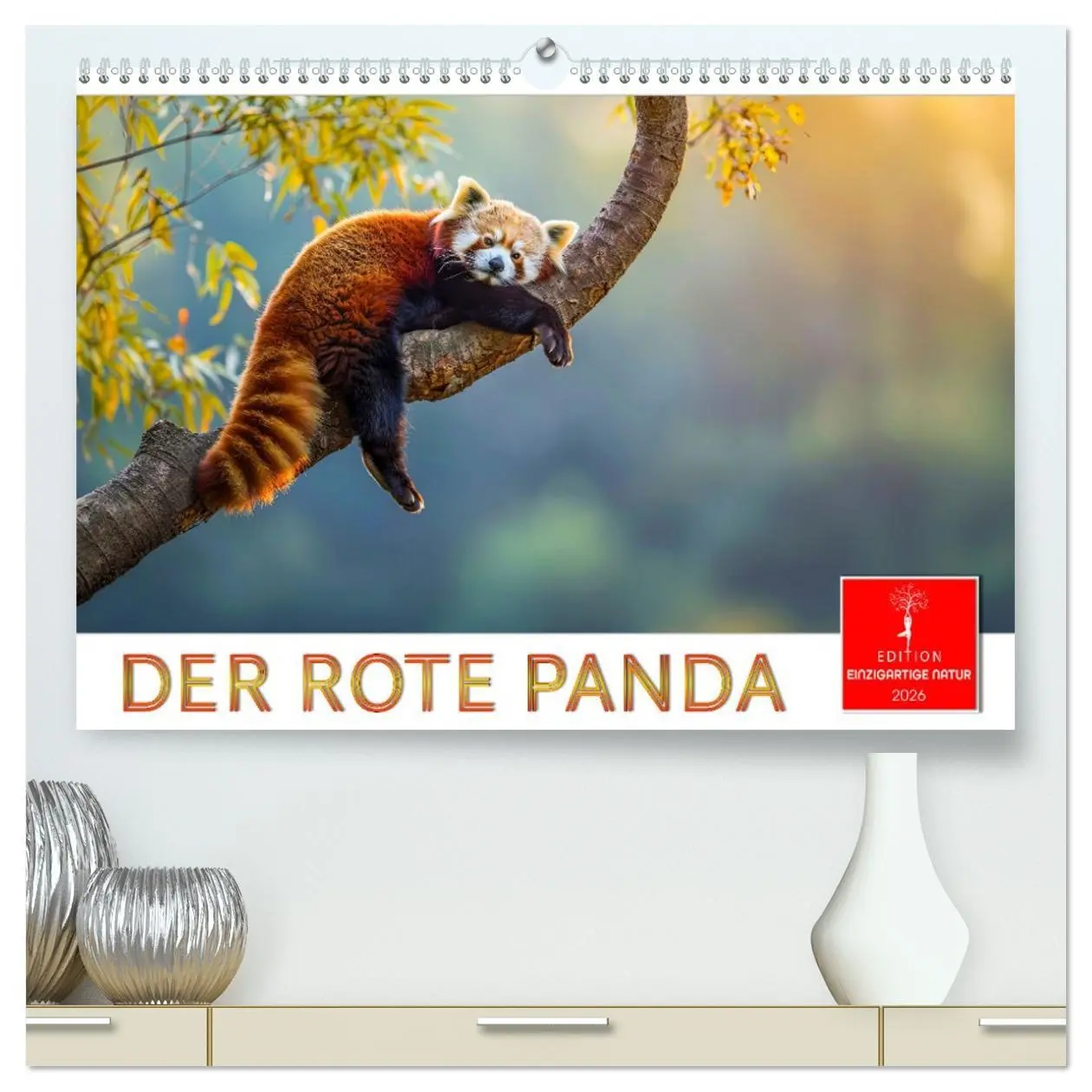 Cover: 9783457397398 | Der Rote Panda (hochwertiger Premium Wandkalender 2026 DIN A2...