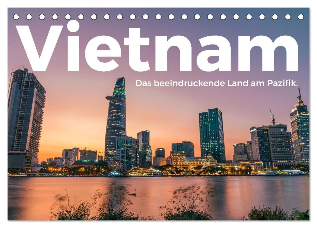 Cover: 9783457607398 | Vietnam - Das beeindruckende Land am Pazifik. (Tischkalender 2026...