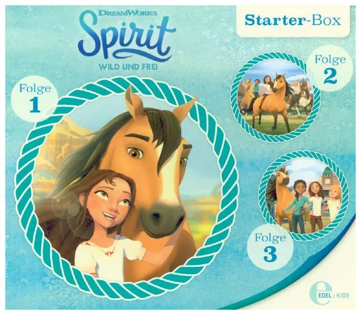 Cover: 4029759137498 | Spirit-Starter-Box(1)-Hörspiele | Spirit | Audio-CD | 3 CDs | Deutsch
