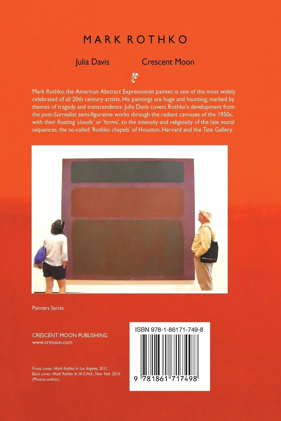 Rückseite: 9781861717498 | MARK ROTHKO | The Art of Transcendence | Julia Davis | Taschenbuch