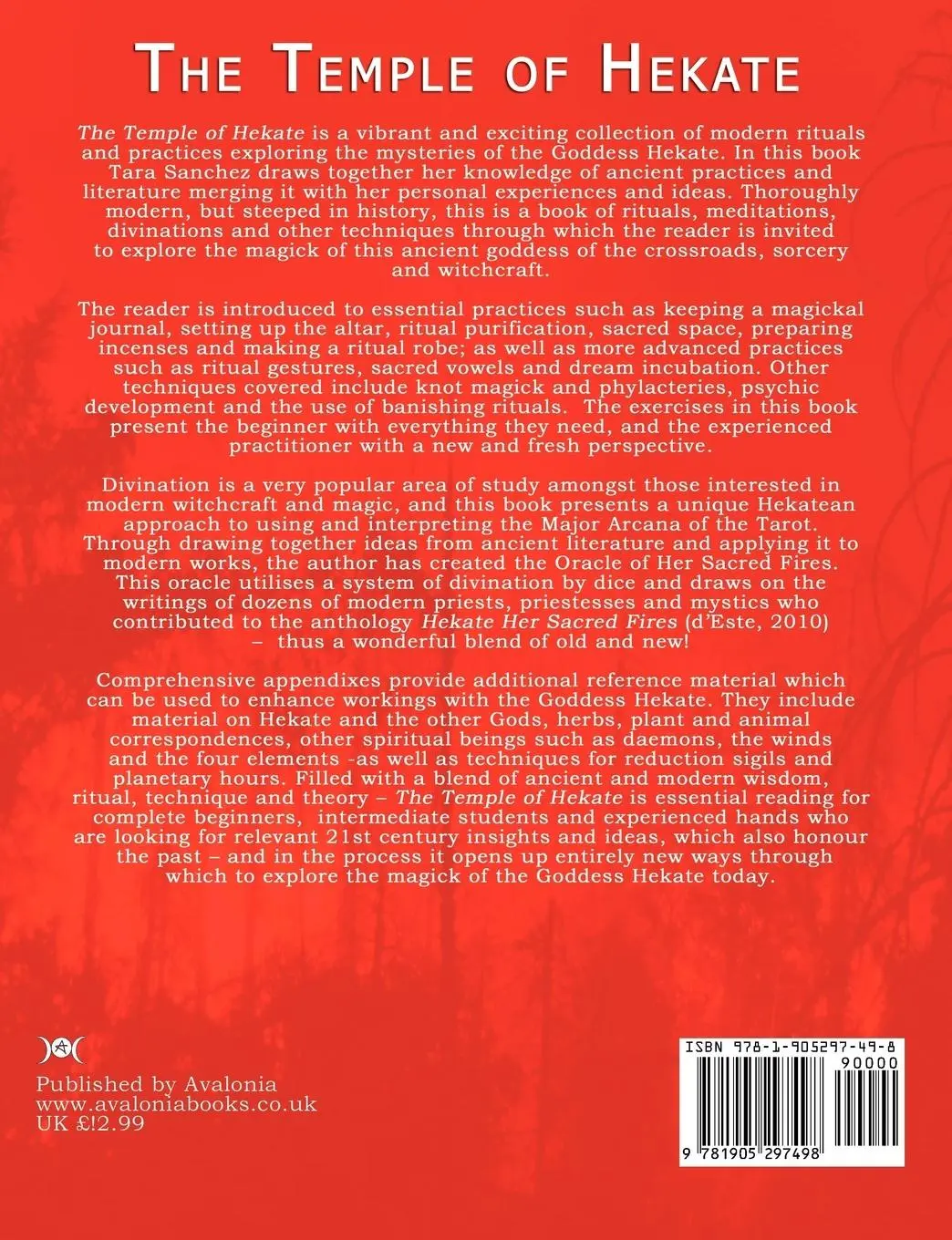Rückseite: 9781905297498 | The Temple of Hekate | Tara Sanchez | Taschenbuch | Englisch | 2011
