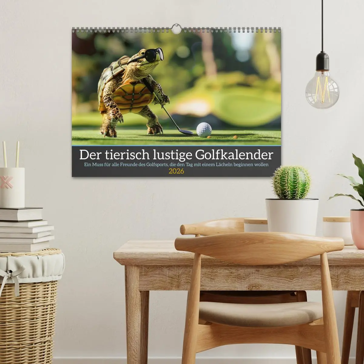 Bild: 9783457387498 | Der tierisch lustige Golfkalender (Wandkalender 2026 DIN A3 quer),...