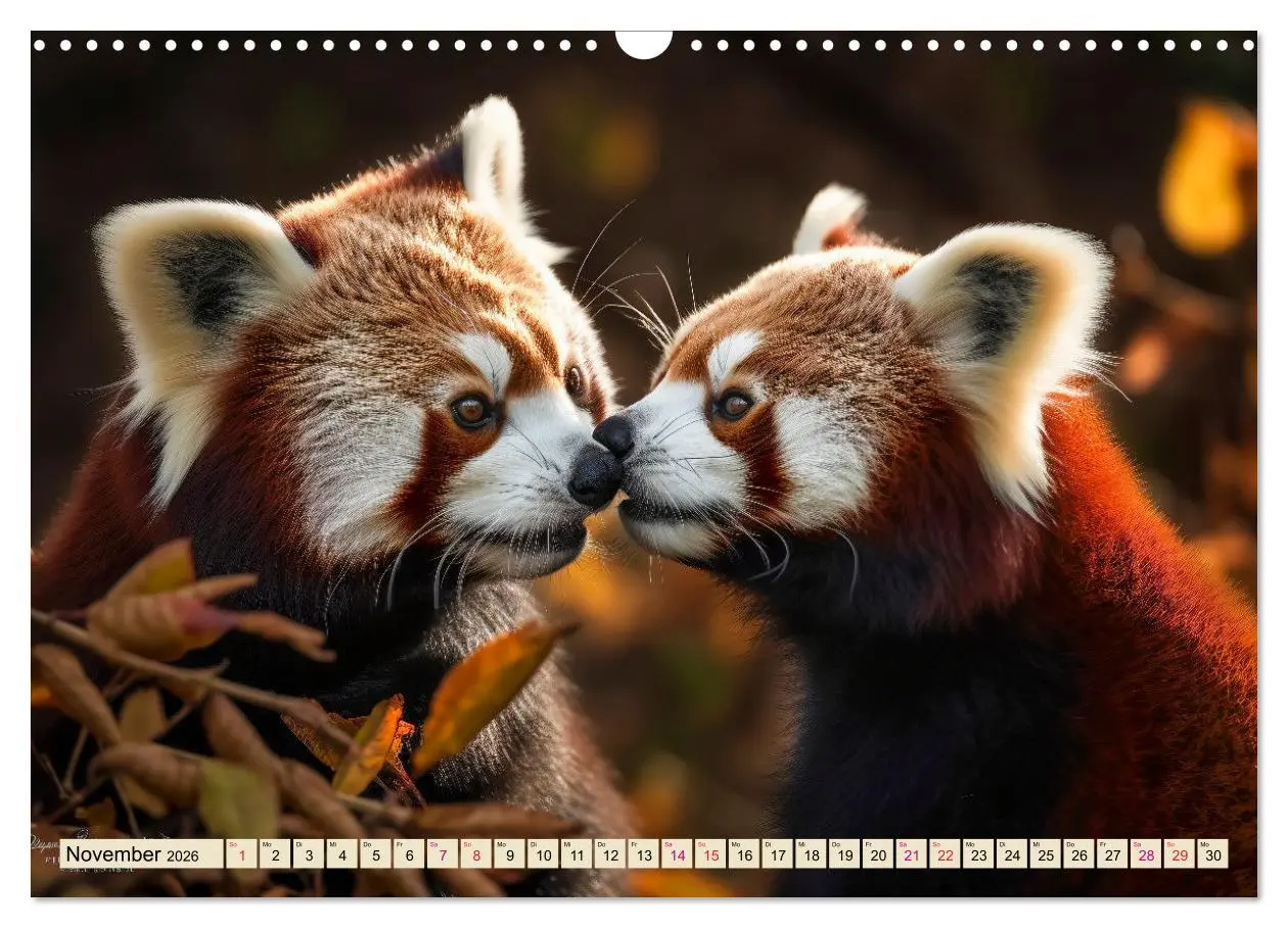 Bild: 9783457527498 | Roter Panda - gefährdeter Katzenbär (Wandkalender 2026 DIN A3...