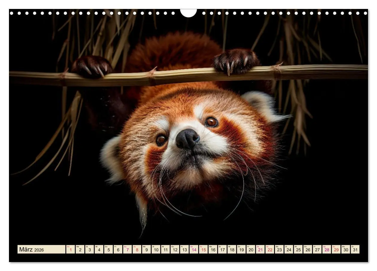 Bild: 9783457527498 | Roter Panda - gefährdeter Katzenbär (Wandkalender 2026 DIN A3...