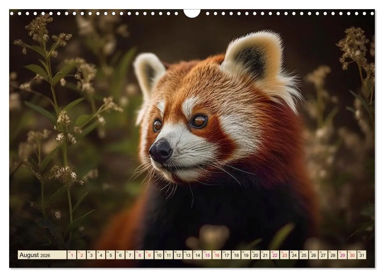 Bild: 9783457527498 | Roter Panda - gefährdeter Katzenbär (Wandkalender 2026 DIN A3...