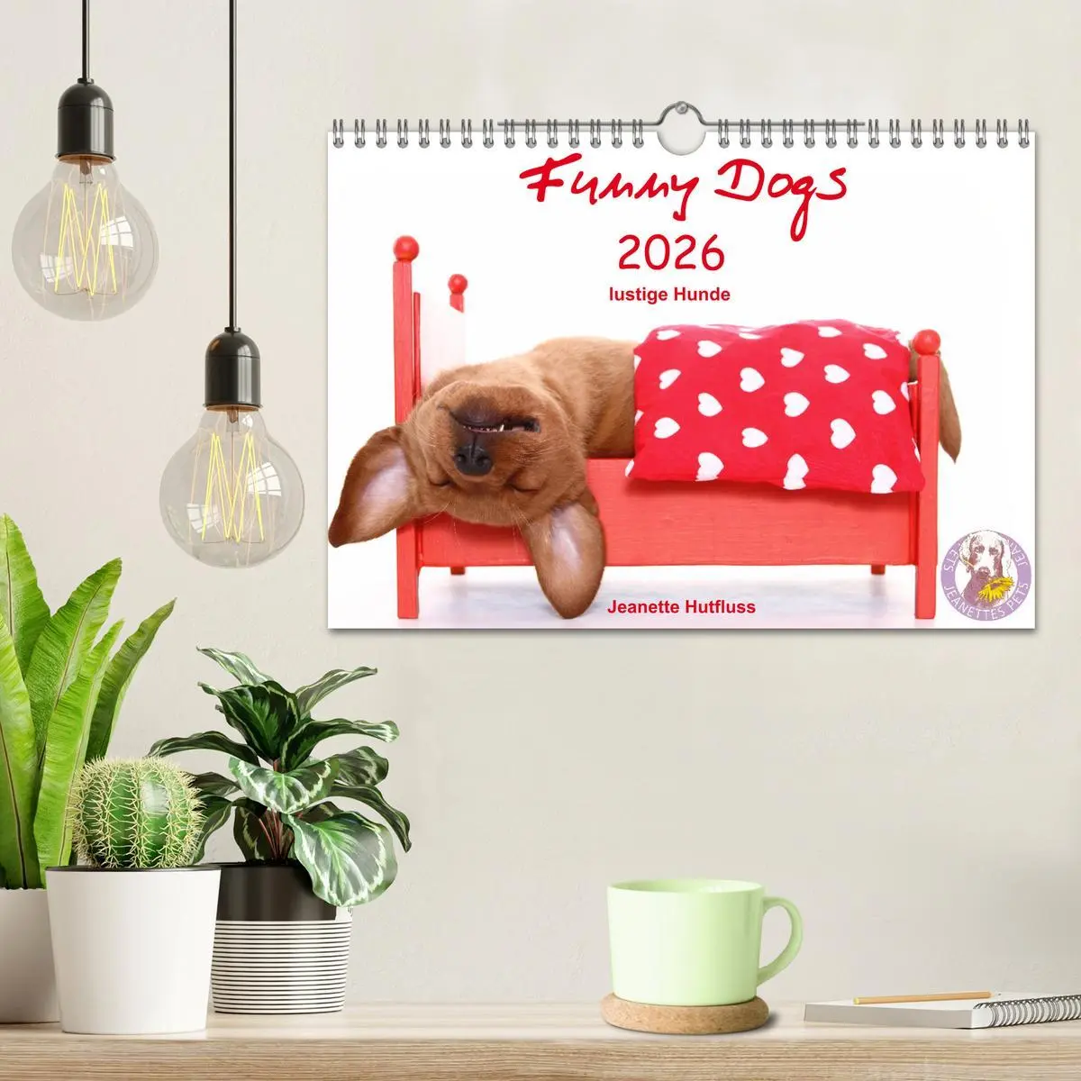 Bild: 9783457837498 | Funny Dogs (Wandkalender 2026 DIN A4 quer), CALVENDO Monatskalender