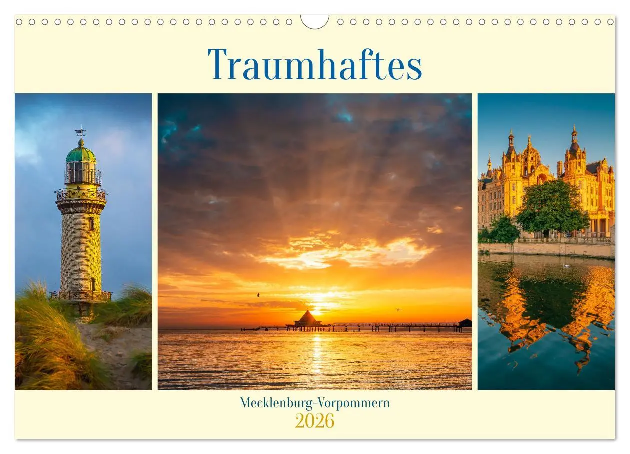 Cover: 9783516097498 | Traumhaftes Mecklenburg-Vorpommern (Wandkalender 2026 DIN A3 quer),...