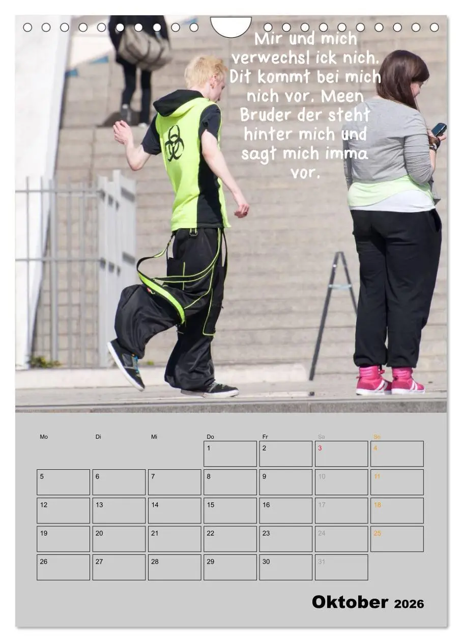 Bild: 9783516477498 | Berliner Straßenfoto Kalender 2026 (Wandkalender 2026 DIN A4 hoch),...
