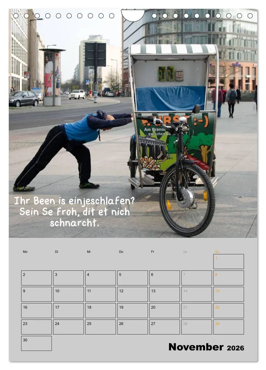 Bild: 9783516477498 | Berliner Straßenfoto Kalender 2026 (Wandkalender 2026 DIN A4 hoch),...