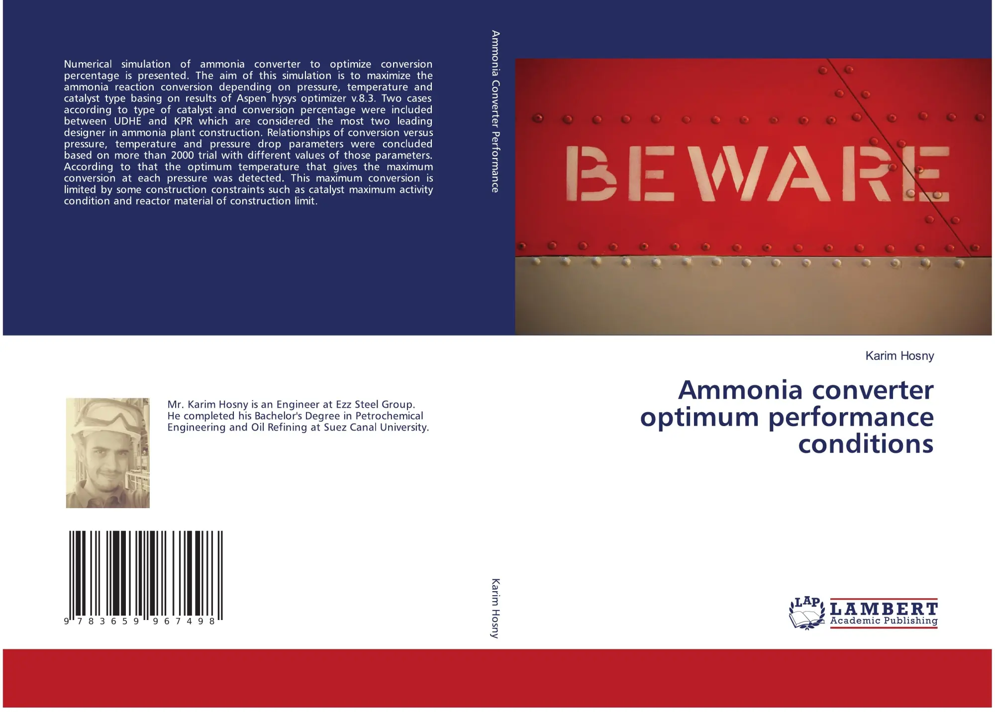 Cover: 9783659967498 | Ammonia converter optimum performance conditions | Karim Hosny | Buch