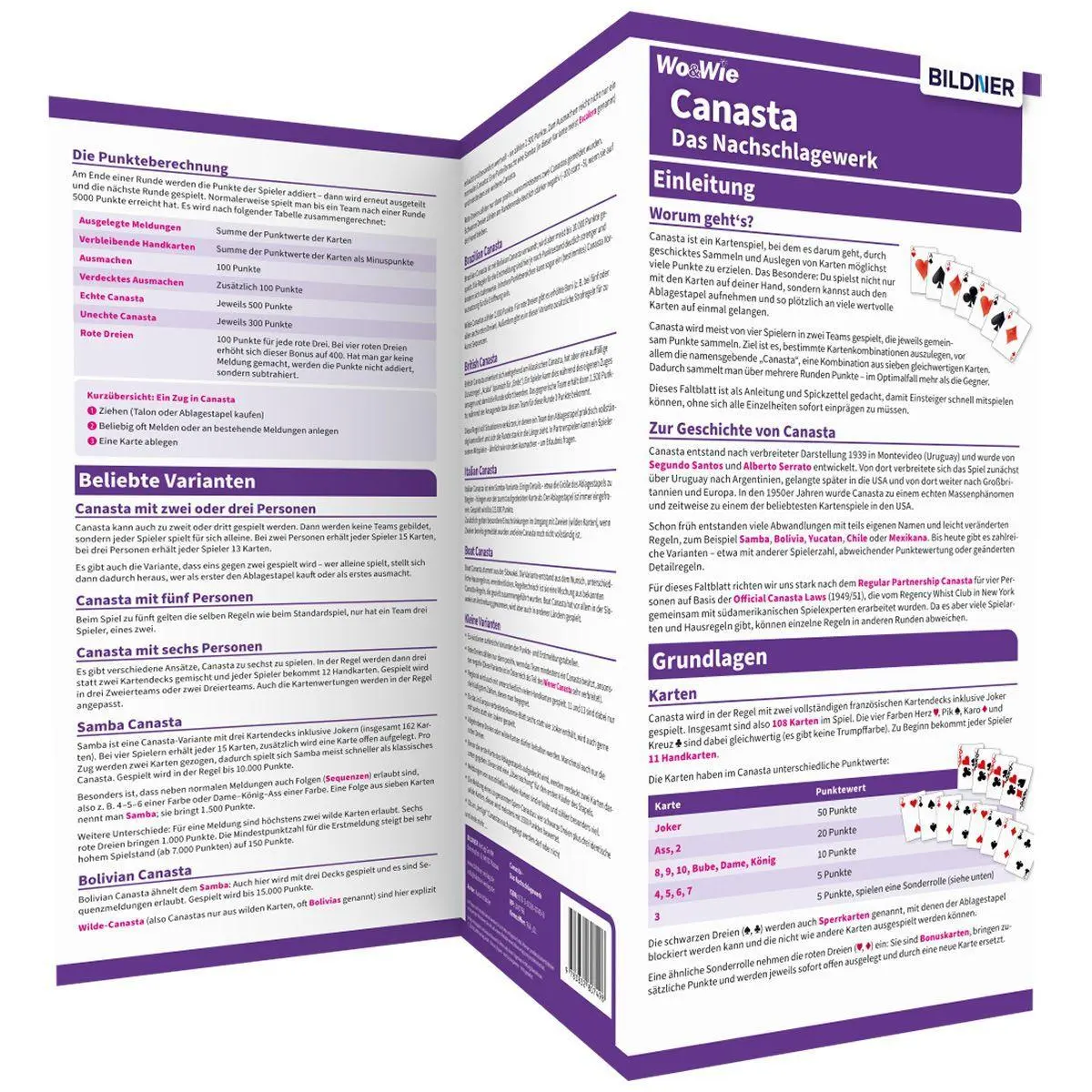 Cover: 9783832807498 | Canasta verstehen - spielen - gewinnen: Alles auf einen Blick! | Buch